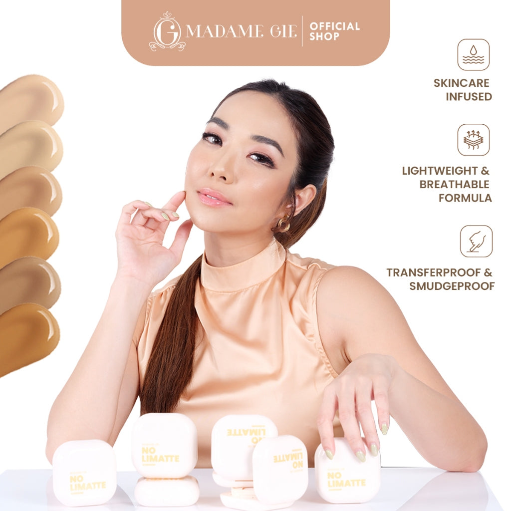 [BUNDLE] Madame Gie No Limatte Cushion Soft Matte Perfect Coverage + Necessity Micellar Water