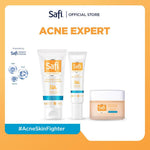 Safi Acne Expert Bundling - Cleanser, Moisturizer, Treatment Gel