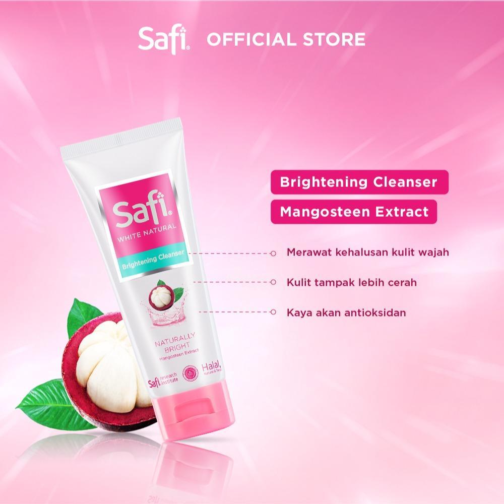 Safi White Natural Brightening Cleanser Mangosteen 100gr - Twinpack