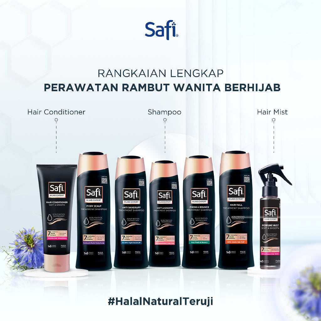 [Triple Pack] Safi Hijab Xpert-Fresh & Bounce Shampoo 160ml