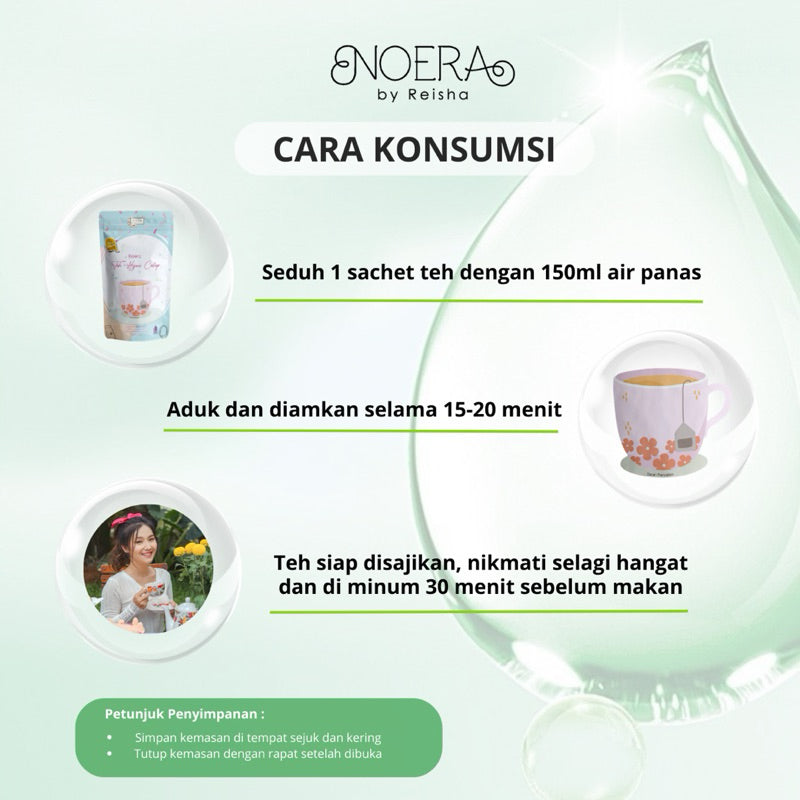 Noera Green Tea | Noera Teh Hijau | Teh Hijau Alami