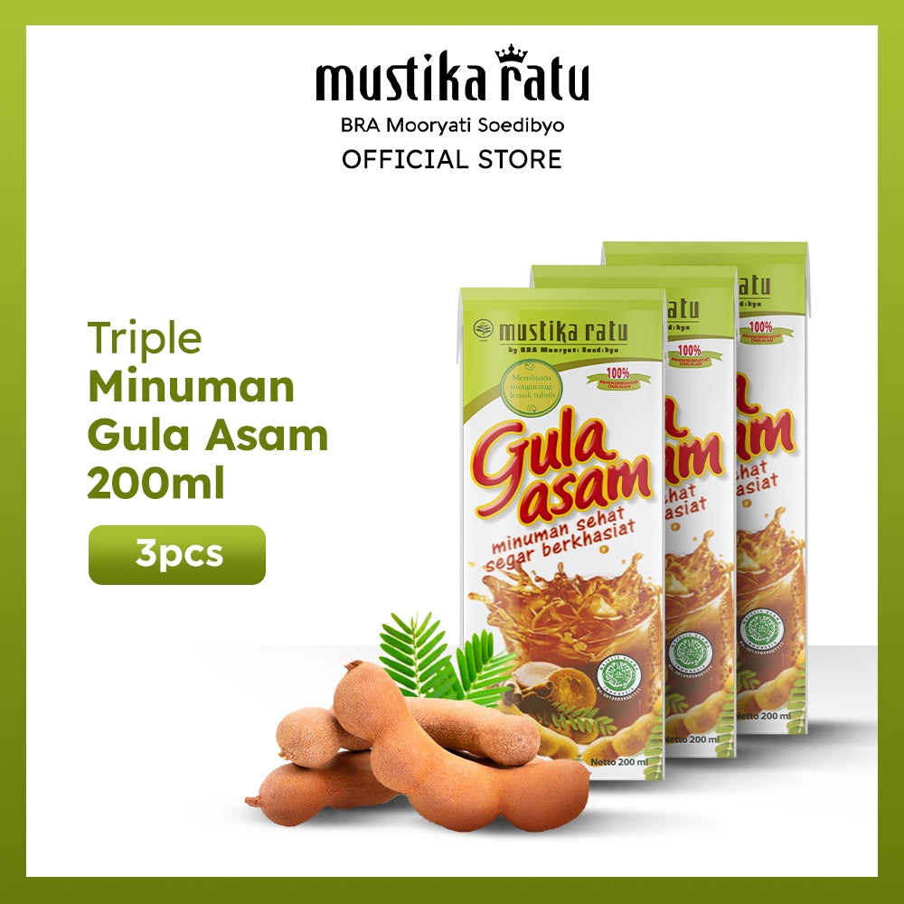 Mustika Ratu Triple Minuman Gula Asem 200ml