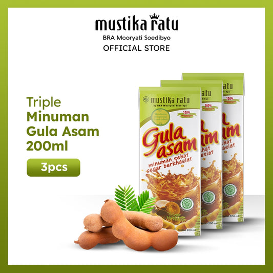 Mustika Ratu Triple Minuman Gula Asem 200ml