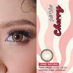 [COD] Full Color Cherry Softlens - MINUS & NORMAL ! Diameter 14.5mm, Water Content 43%, Base Curve 8.6mm - Soflen Minus - Softlens Minus