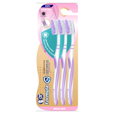 FORMULA SIKAT GIGI / ISI 3 / ISI 1 / SET / MEDIUM / SOFT / STRONG / PROTECTOR