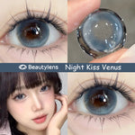 normal&minus[-1.00s/d~-8.00] Beauty Lens Softlens Hijau dan Biru Lensa Berwarna Lensa mata Ukuran 14.5mm
