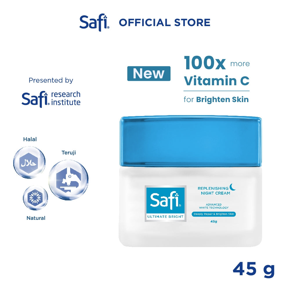 SAFI - Ultimate Bright - Replenishing Night Cream 45gr - Cream Malam