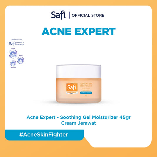 SAFI - Acne Expert - Soothing Gel Moisturizer 45gr - Cream Jerawat