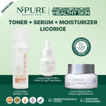 PAKET HEMAT 3PCS - NPURE BUNDLING Toner + Serum + Moisturizer / Cica Acne Care / Licorice Mencerahkan / Marigold Anti-Aging / Noni Skin Barrier - Sensitive skin / Kit Perawatan Kulit