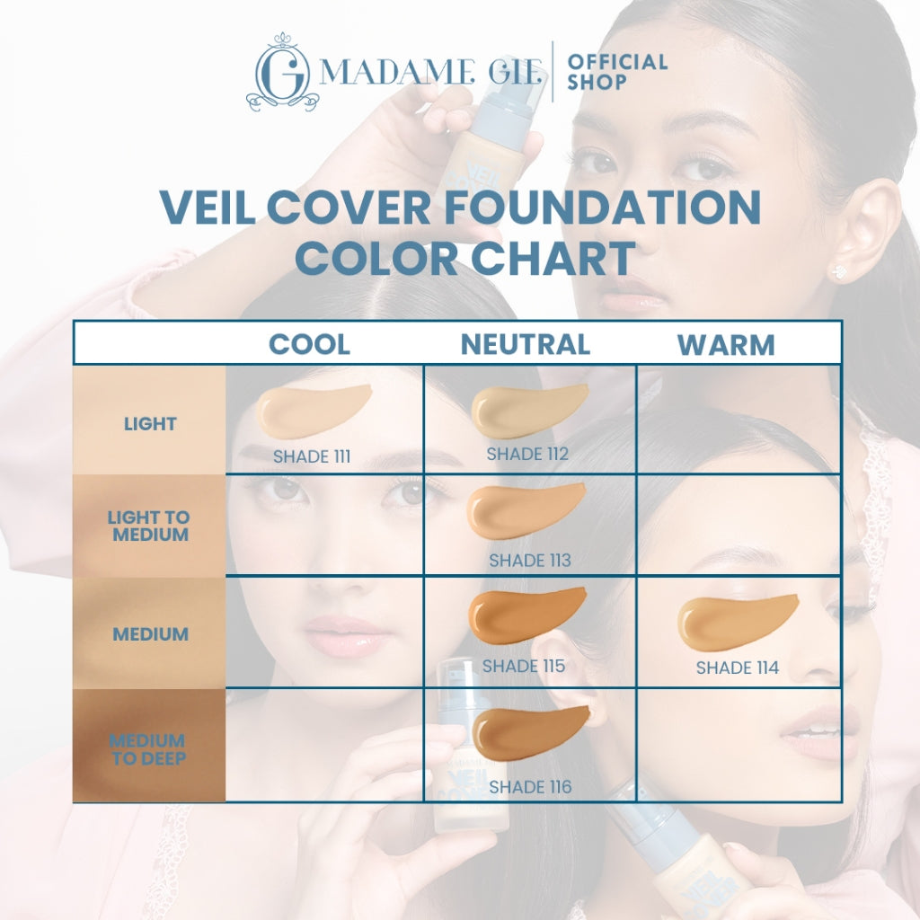 Madame Gie Veil Cover Foundation Matte Finish