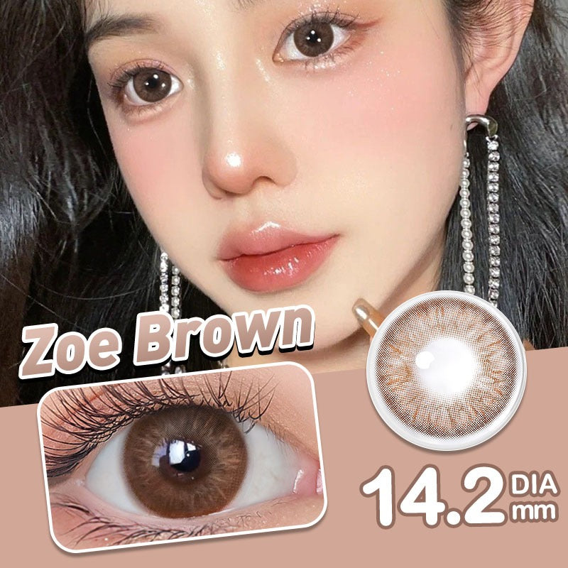Magister Softlens 14.2mm -14.5mm For Big Eyes Sepasang Normal Lensa kontak warna kadar air 38% soflens