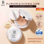 [NEW YEAR GIFT] PREMIERE BEAUTE Sunscreen Cushion SPF30 PA+++ [Buy 1 Gratis 1 CUSHION REFILL] Foundation 24H Long-lasting Perfect Cover Oil-Control Matte Waterproof Sweatproof Finish Poreless Cushion Refill BB CC Cream Makeup
