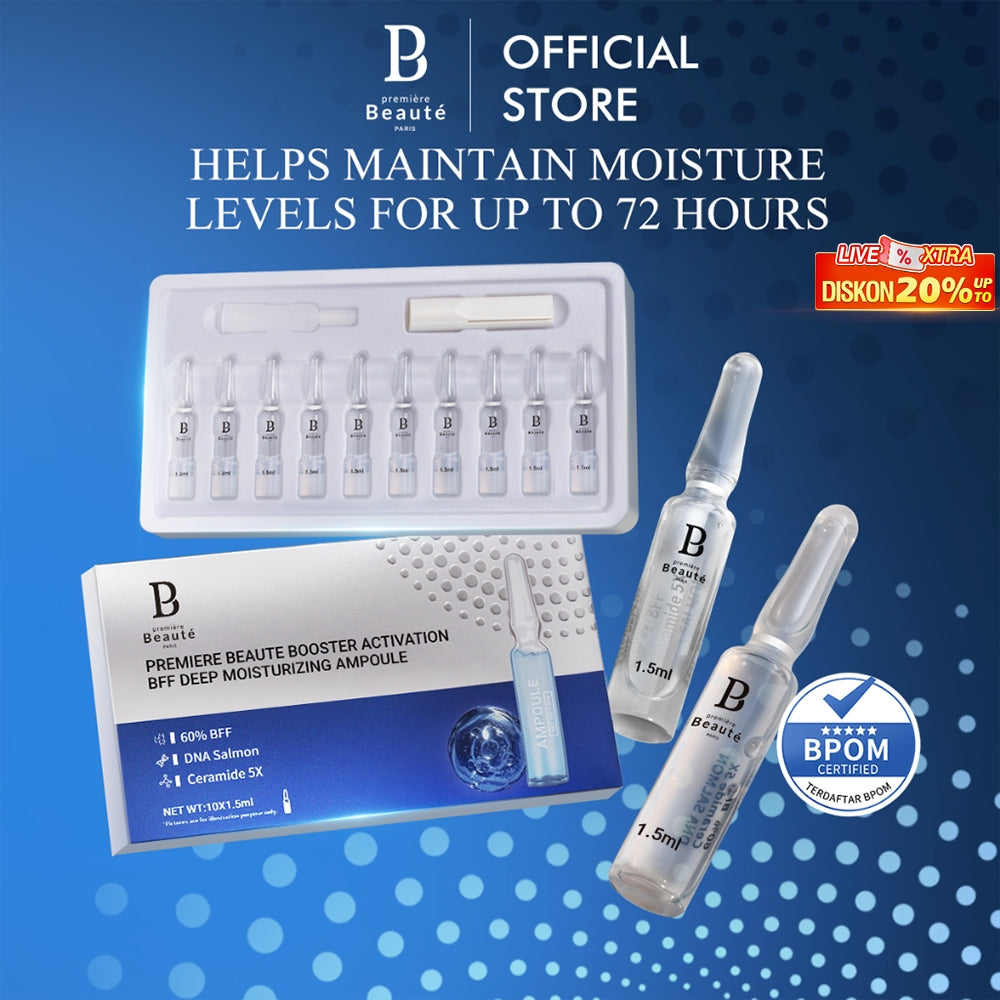PREMIERE BEAUTE [New Formula]New Booster Activation 60% BFF Deep Moisturizing Ampoule 10x1.5ml Hydrating Nourishing