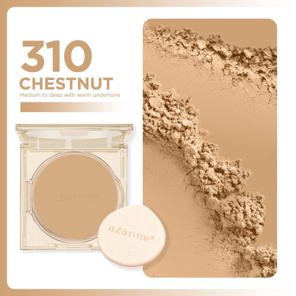 Azarine Flawless Glow Skin Combo [2 pcs] Paket Supreme Glow Moisturizer Mencerahkan Powder Foundation TWC Buildable Coverage with Instant Pore Blurring Effect and Glow Finish