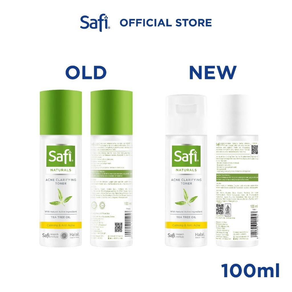 Safi Naturals Clarifying Cleanser + Toning Lotion - Pembersih Wajah