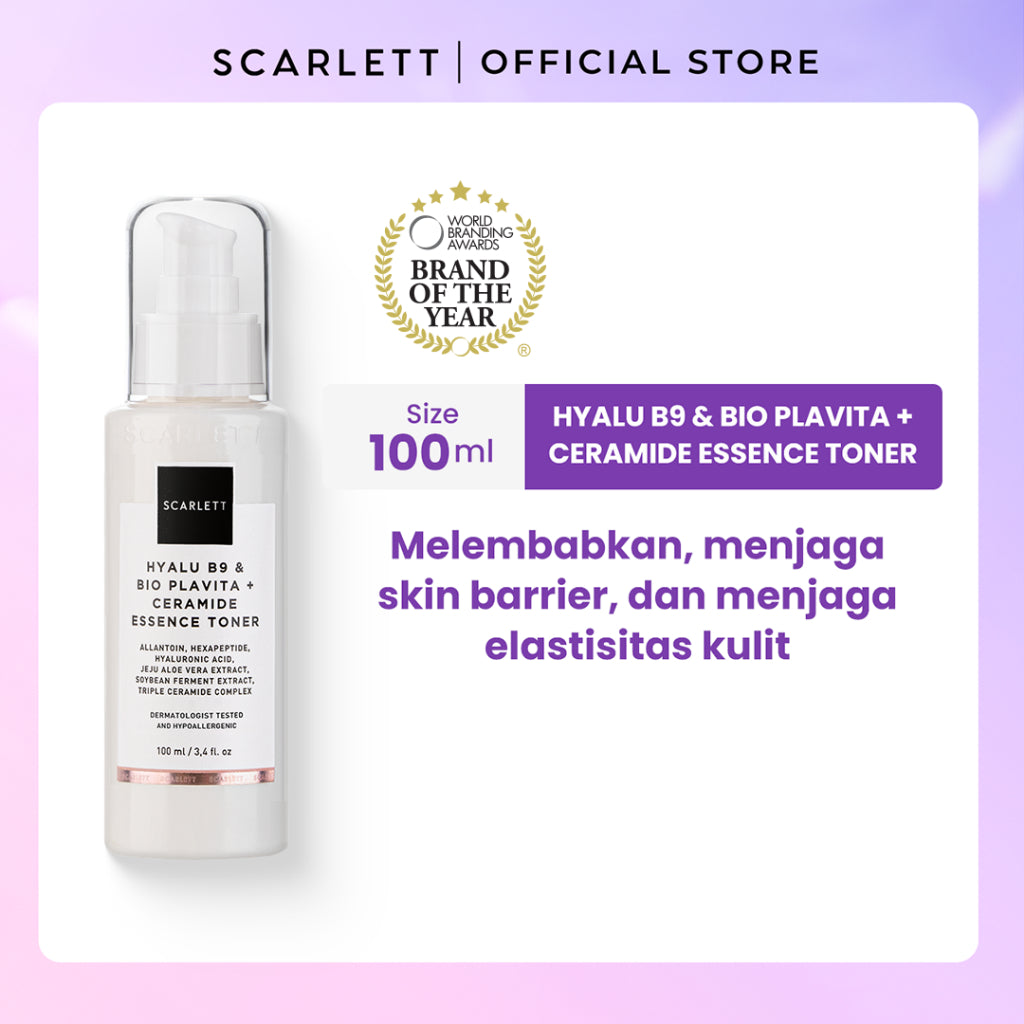 Scarlett Whitening - Hyalu B9 + Bio Plavita & Ceramide Essence Toner