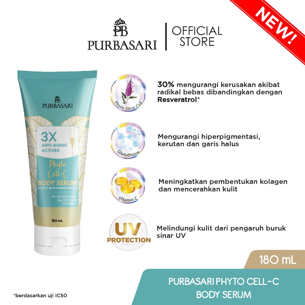 [Lebih Murah] Purbasari Body Serum 180ml / Body Lotion Viral