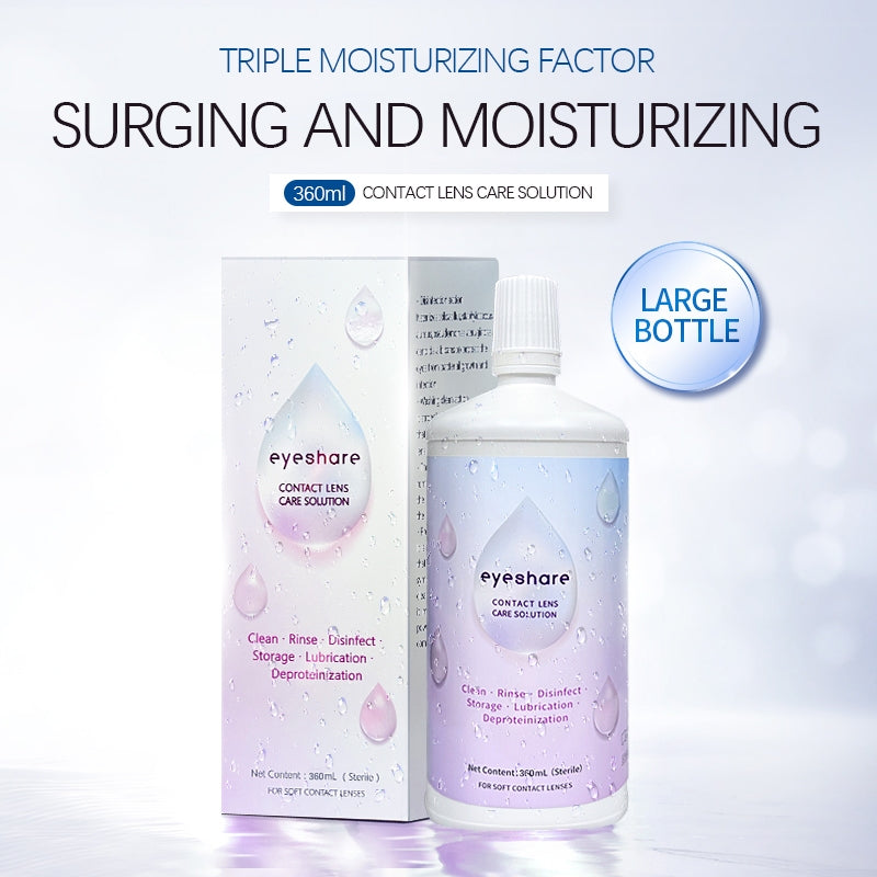 Eyeshare Cairan 360ml/120ml/60ml Pembersih Softlens Merk Solution