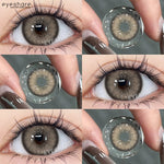【COD】Softlens Sepasang Lensa kontak warna, lensa warna HOLLAND seri softlen Normal soflen brown Berwarna Lensa Besar Ukuran 14.5mm/Free Lens Case