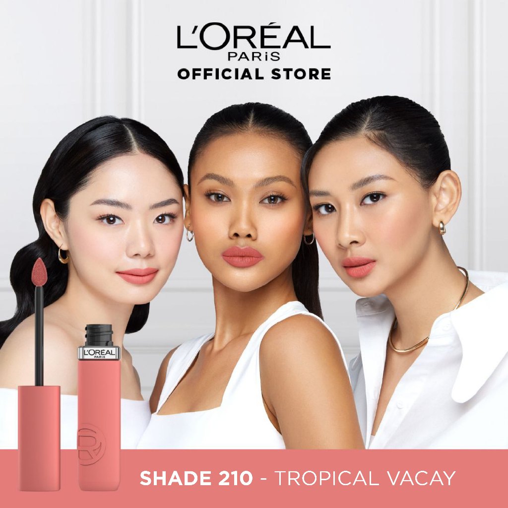 L’Oreal Paris Infallible Matte Resistance Liquid Lipstick for 16H Long Lasting Matte Lips, Transfer Proof, Smudge Proof, Longwear Hydrating Comfort