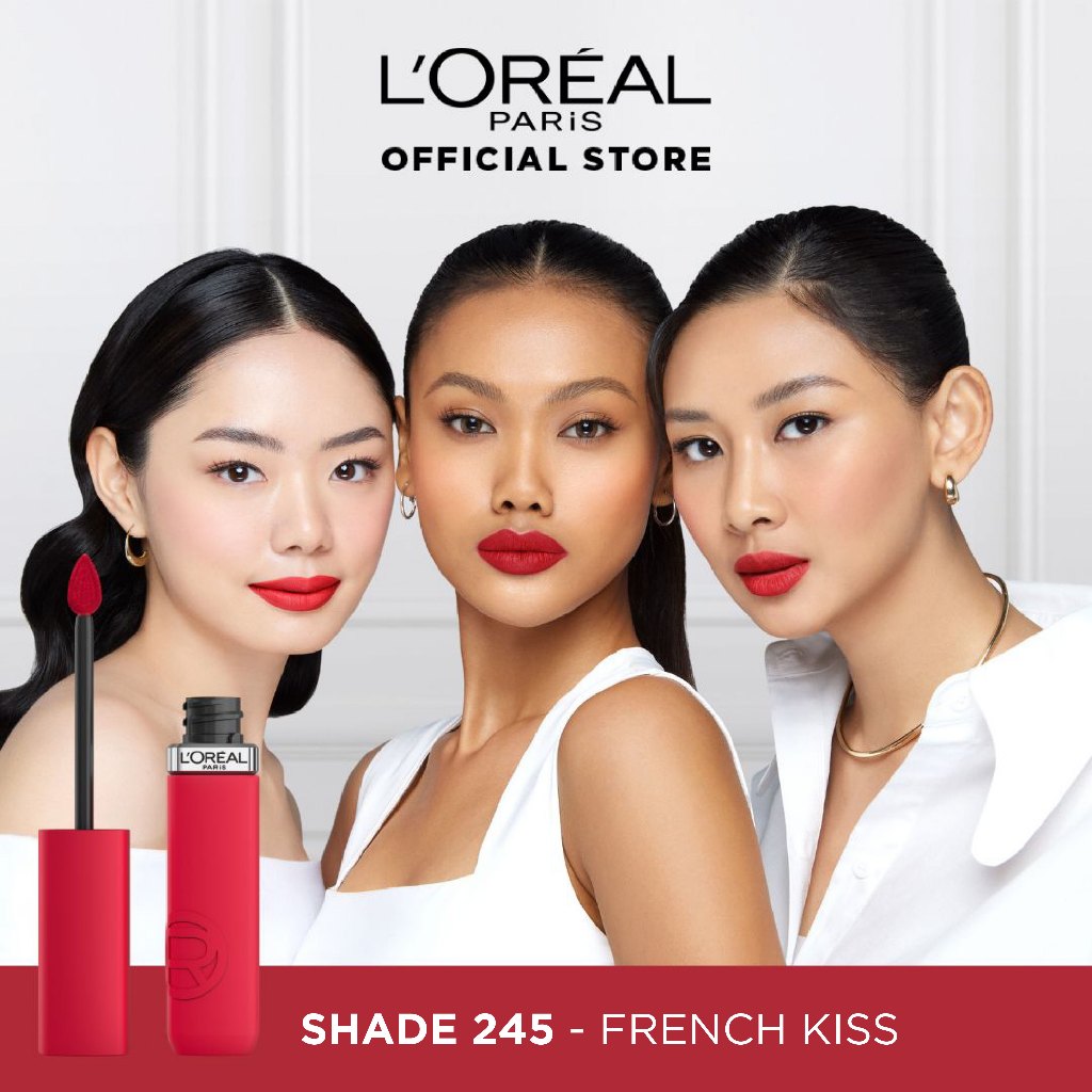 L’Oreal Paris Infallible Matte Resistance Liquid Lipstick for 16H Long Lasting Matte Lips, Transfer Proof, Smudge Proof, Longwear Hydrating Comfort