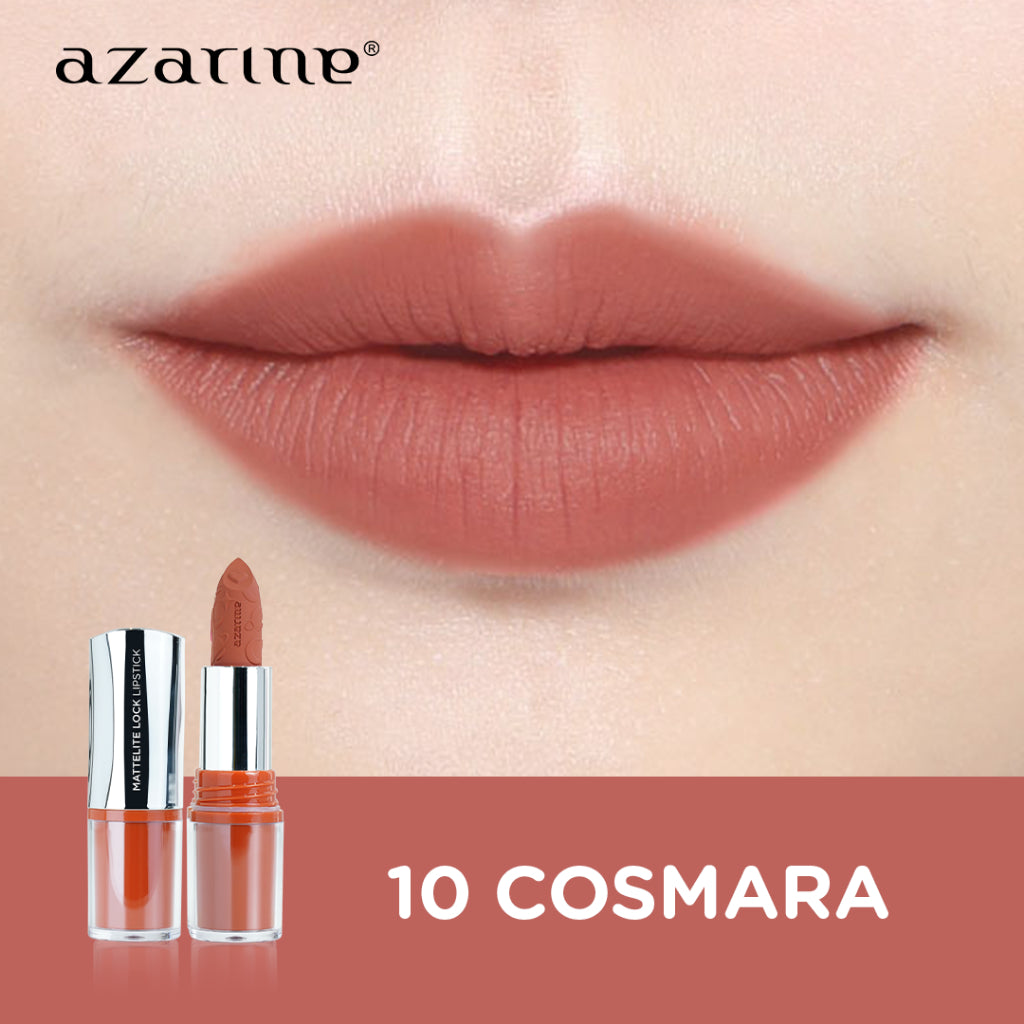 [AFFILIATE] Azarine Stellar Glow Mattelite Set [3 PCS] Lipstick Matte Transferproof Smudgeproof Lip Gloss Hydrating Plumpy Effect Tahan lama Xpress Oil Makeup Remover with Ceramide