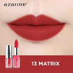Azarine Shiny Galactic Mattelite Kit [2 PCS] Lipstick Matte with Pigmented Color Lightweight Transferproof Smugeproof Galactic Shine + Lip Gloss Hydrating Plumpy Effect Glittery Look Tahan Lama