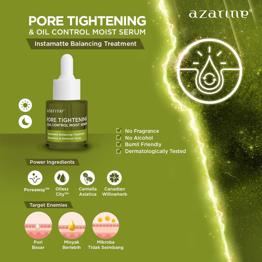 Azarine Pore Tightening & Oil Control Moist Serum 20ml