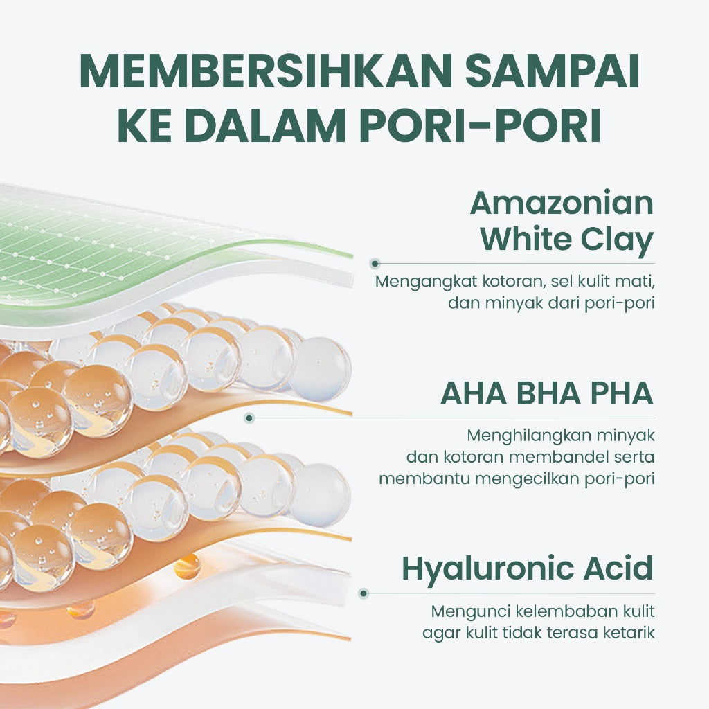 YOU AcnePlus Oil Control Clay Mask Masker Jerawat Masker Komedo Kulit Berminyak Bebas Jerawat