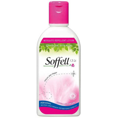 SOFFEL LOTION ANTI NYAMUK / SPRAY ANTI NYAMUK / JERUK / GERONIUM / KOREAN SUMMER / 60 ML