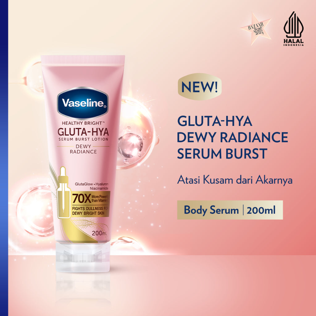 Vaseline Gluta-Hya Body Serum Dewy Radiance 200 mL