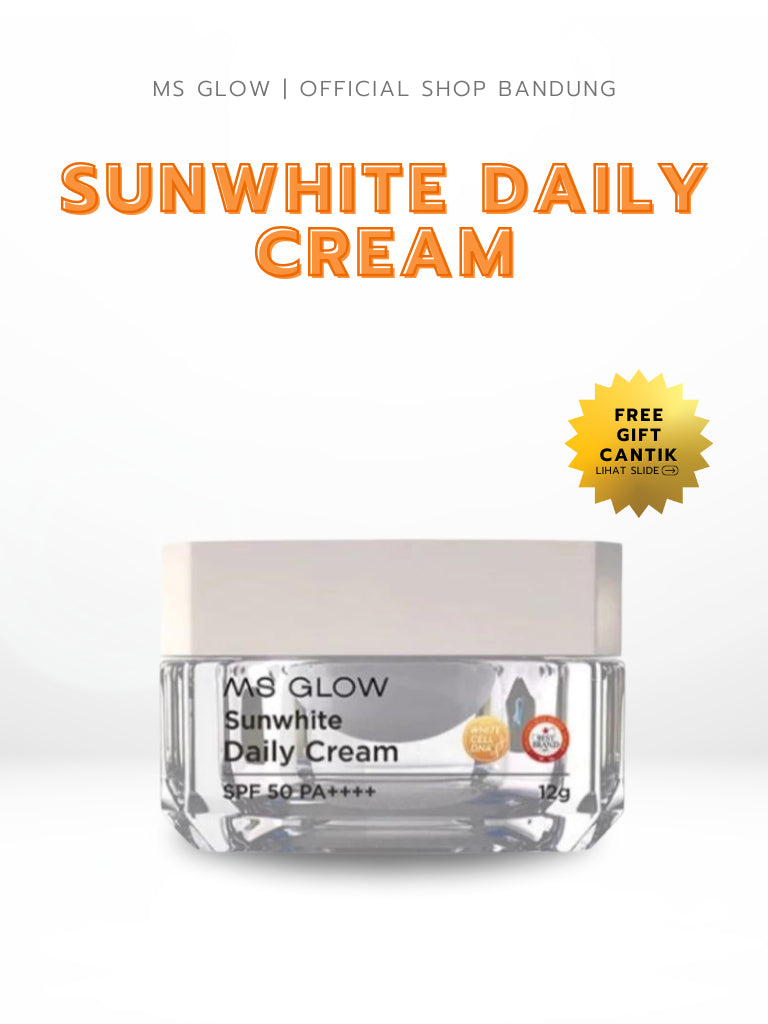 MS Glow Sunwhite Daily Cream SPF 50 PA++++