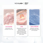NEWLAB Brightlogy Brightening Serum + AHA Pencerah | Scrub Ketiak | Serum Ketiak |Cream Ketiak | Body Care untuk Memutihkan 30ml