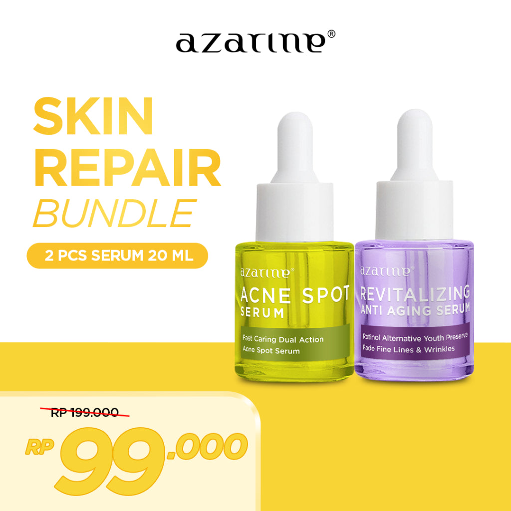 Azarine Skin Repair Bundle Paket Bundle Serum Memperbaiki Permasalahan Kulit Wajah