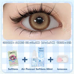 [COD] Colorvista Softlens 3 Item Paket kombinasi (1* Softlens +Air Pencuci Softlens 120ml+lenscase)