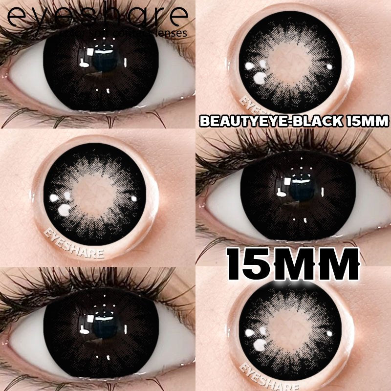Eyeshare Barbie Softlens Gray Soft 14.2mm Color Contact Lens Yearly Use Big Eye Soflen