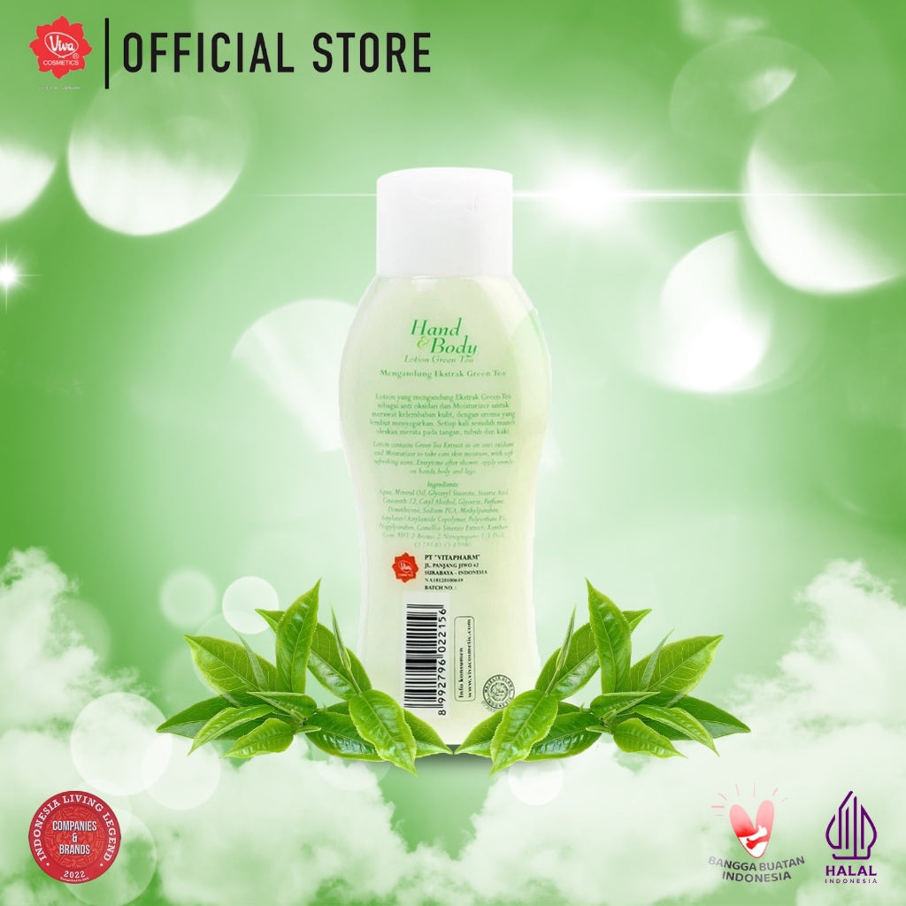 Viva Hand & Body Lotion Green Tea 100 ml (ANTIOXIDANT)