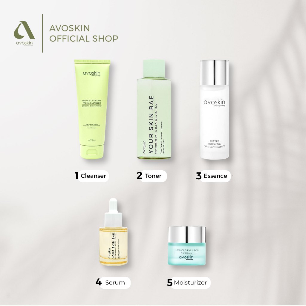 Cream Malam Avoskin Luminous Emulsion Night Cream 10gr-Mencerahkan