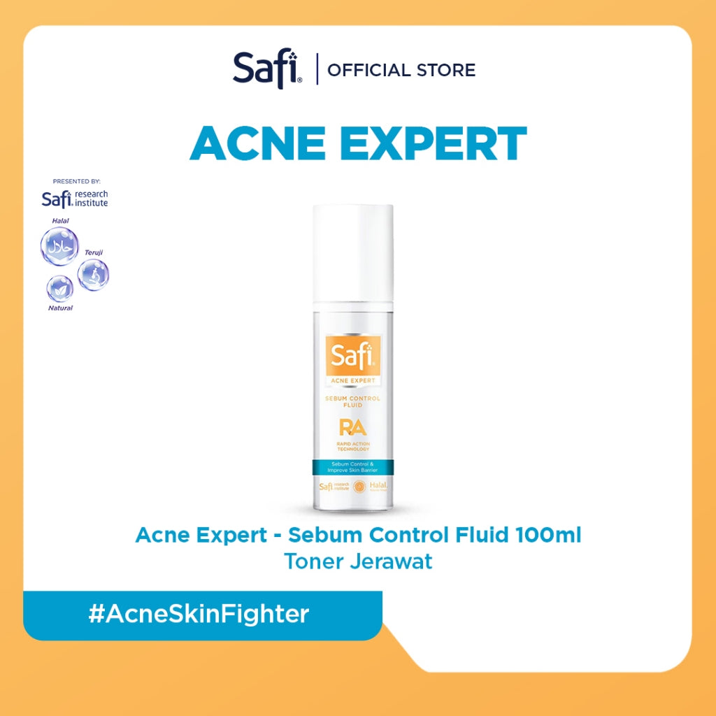 SAFI - Acne Expert - Sebum Control Fluid 100ml - Toner Jerawat