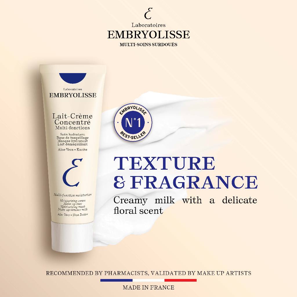 Embryolisse Clearance Sale Bundling - Embryolisse Lait-Creme Concentre 75ml + 30ml 6 IN 1 Pelembab Moisturizer Wajah Makeup Base Primer