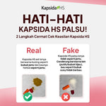 Kembang Bulan Kapsida HS 12 Kapsul FREE SCRUNCHIE KOREA - Obat Jerawat Gatal-gatal Kulit Bisul Alergi Bekas Jerawat Punggung dan Batu Ampuh untuk Kesehatan Kulit