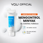 YOU Hy! Amino Facial Wash 100g Anti Acne, Hydrating, Brightening, Oil Control Sabun Cuci Muka