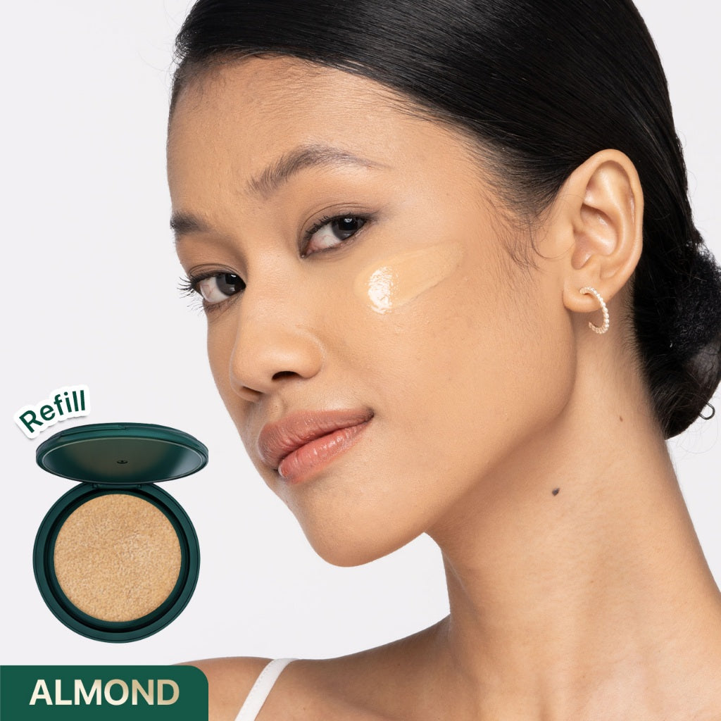 NPURE Centella Asiatica Flawless Matte Power Cushion dan Refill Cushion / Cushion Daily / Cushion matte / Refill Cushion