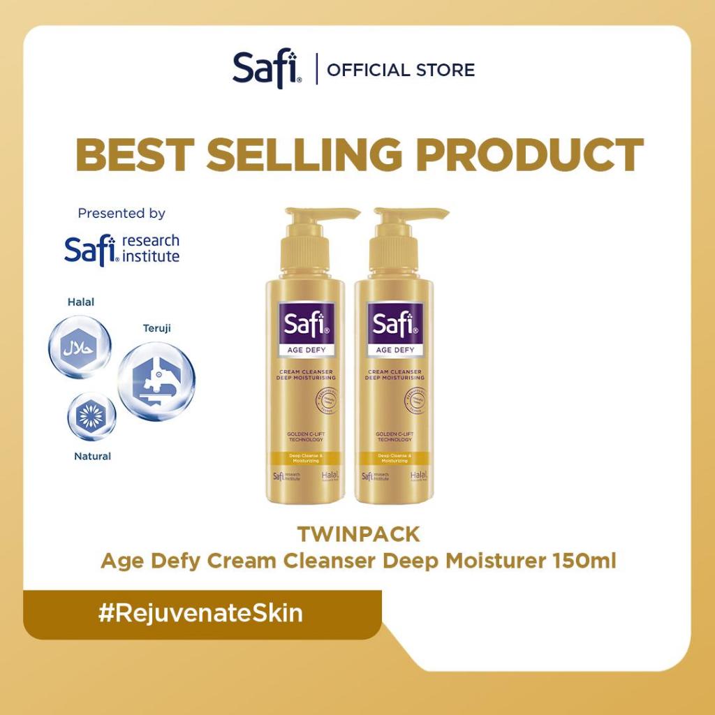 TWINPACK - SAFI Age Defy Cream Cleanser Deep Moisturer 150ml