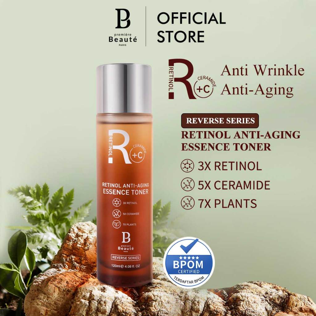 [CAMPAIGN] PREMIERE BEAUTE REVERSE SERIES RETINOL Kit ANTI-AGING FACIAL WASHTONER/SERUM/MOISTRURIZER Packages Skin Fade Fine Lines Skin Sahabat Samarkan Kerutan Perawatan Kulit Tahan Lama Anti penuaan Pemutih Memudar Garis Halus Anti Kerut