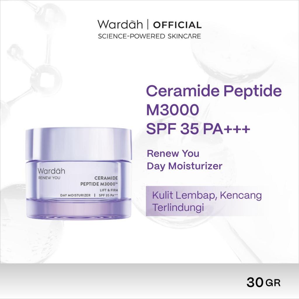Wardah [2 pcs] Paket Renew You Lift Firm Day Moisturizer + Rejuvenate Night Moisturizer 30 gr - Mencerahkan Wajah, Lightening, Niacinamide, Facial, Ceramide - Skincare