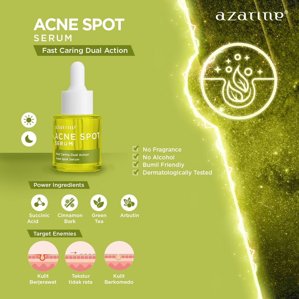 Azarine Acne Spot Serum Obat Totol Jerawat 20ml