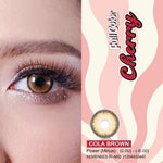 [COD] Full Color Cherry Softlens - MINUS & NORMAL ! Diameter 14.5mm, Water Content 43%, Base Curve 8.6mm - Soflen Minus - Softlens Minus