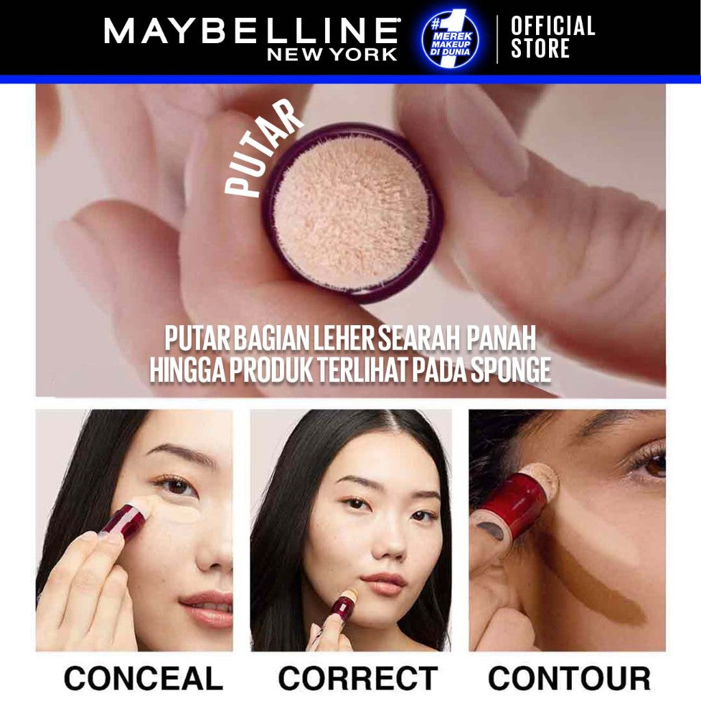 Maybelline Instant Age Rewind Treatment Concealer Make Up - 6ml (Concealer Cair Untuk Menghapus Lingkaran Hitam Mata)