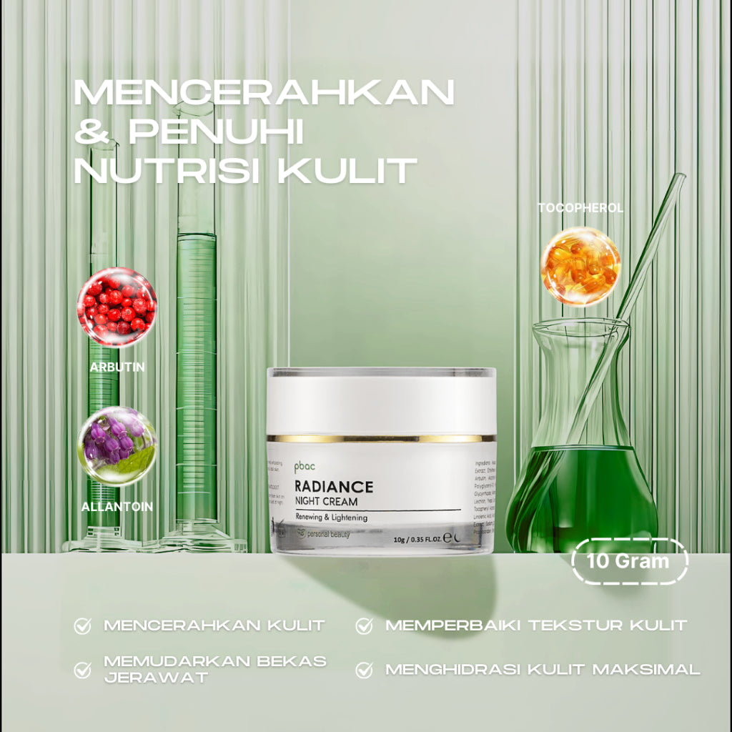 Personal Beauty Radiance Night Cream Renewing & Lightening
